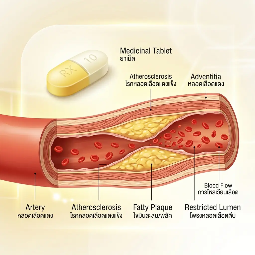 ยาลดไขมันในเลือด กลุ่มสแตติน (Statins): ประโยชน์และความเสี่ยง